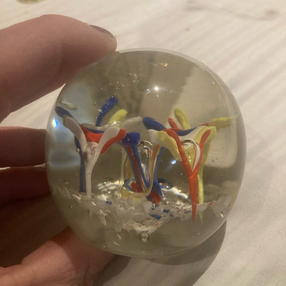 Colorful Glass Paperweight - Picture 3 of 3